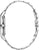 Seitenansicht einer Herrenuhr aus Edelstahl mit Gliederarmband