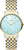 Montre femme Danish Design avec cadran bleu clair et bracelet bicolore en métal, or/argent