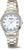 Montre Boccia pour femme avec bracelet en métal argenté, cadran blanc et affichage de la date