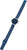 Herrenarmbanduhr mit blauem Textilarmband und rundem silbernem Gehäuse