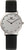 Montre danoise Design pour femme avec bracelet en cuir noir, boîtier rond et cadran épuré