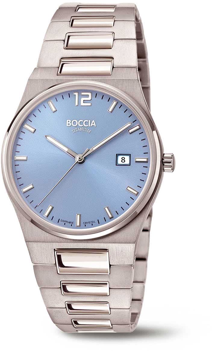 Boccia 3357-01 Montre Homme - Titane Pur - Verre Saphir