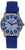 Montre-bracelet Boccia avec cadran rond et bracelet en silicone bleu
