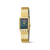 Boccia Damenarmbanduhr mit goldfarbenem Metallband und dunklem Perlmuttzifferblatt