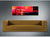 Horloge murale Dixtime 35x100 cm Aluminium • Design moderne • Made in Germany