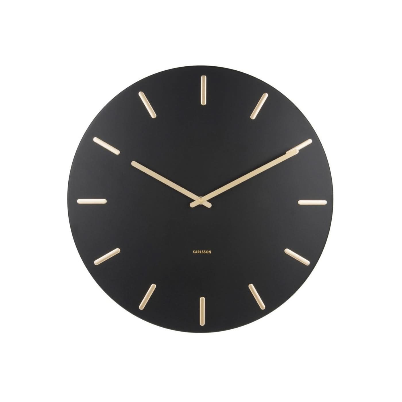 Horloge murale Karlsson 45 cm Ø Métal • Mouvement quartz silencieux • Design moderne