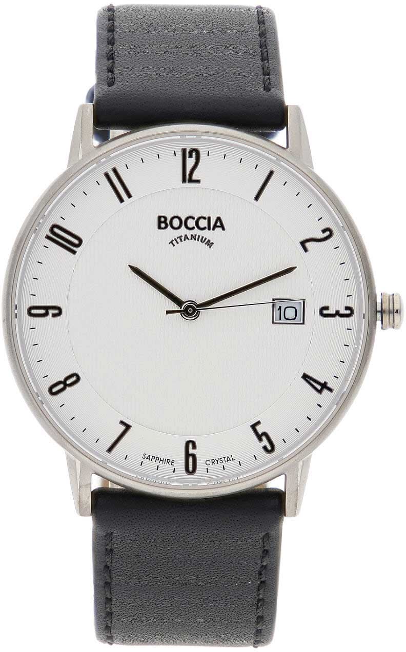 Boccia 3607-04 Montre Homme - Titane Pur - Verre Saphir