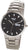 Bracelet de montre Boccia pour homme avec cadran noir, index bâtons, guichet date et bracelet en titane