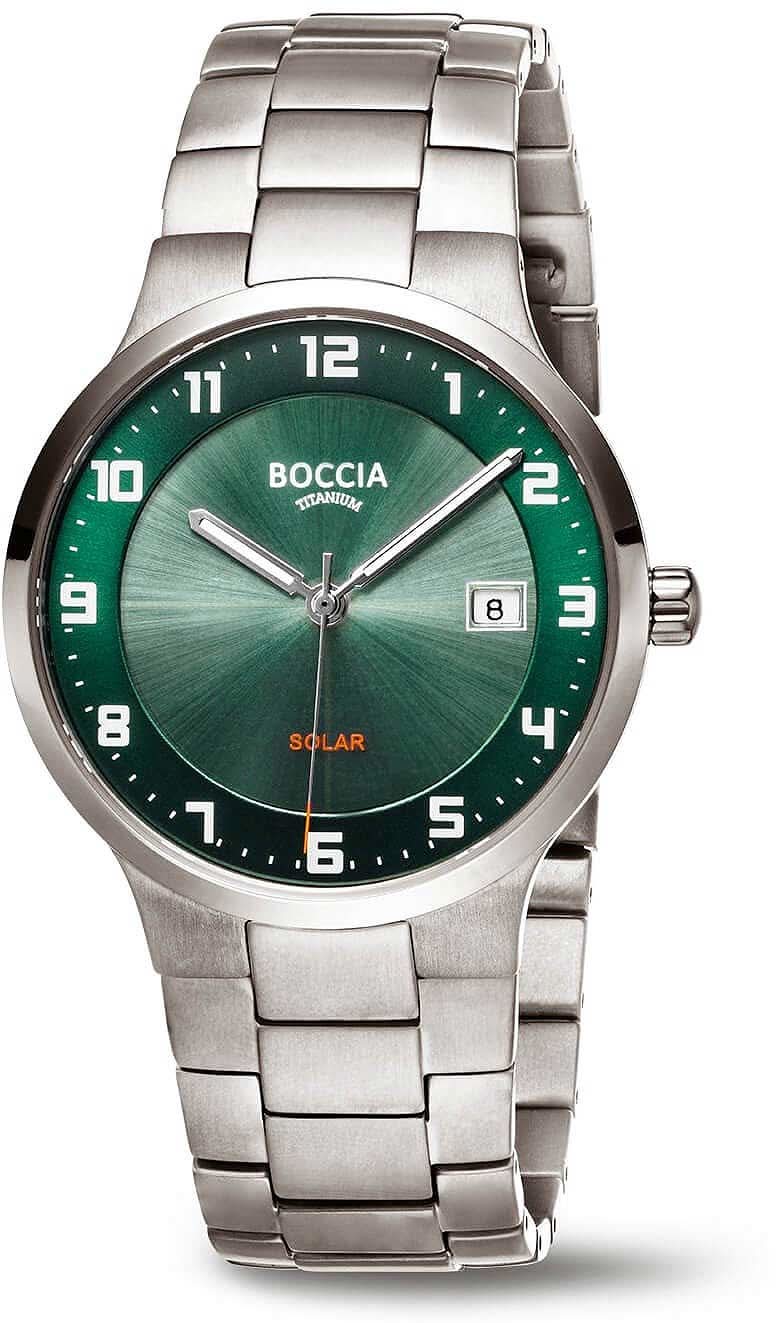 Boccia 3652-04 Montre Homme - Titane Pur - Verre Saphir