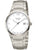 Herren-Armbanduhr aus Titan mit weißem Zifferblatt und Saphirglas, Analoguhr