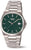 Montre Boccia pour homme avec cadran vert, bracelet en acier et affichage de la date à 8 heures