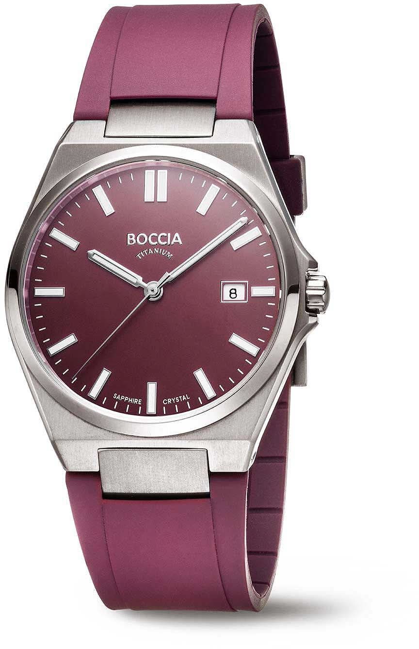 Boccia 3667-03 Montre Homme - Titane Pur - Verre Saphir