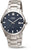 Herrenarmbanduhr Boccia mit Edelstahlarmband, blauem Zifferblatt, Datumsfenster bei 8