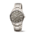 Herrenarmbanduhr Boccia mit silbernem Titanband, analogem Zifferblatt, Datum bei 3