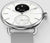 Montre connectée hybride Withings avec cadran blanc, affichage Temp noir et bracelet gris
