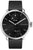 Montre connectée avec cadran noir et bracelet en silicone noir