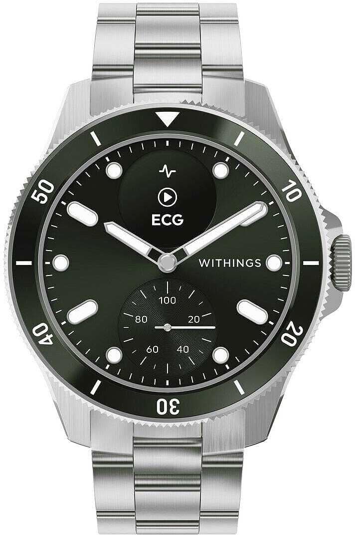 Withings ScanWatch Nova Montre Unisexe • Données de santé validées cliniquement • Verre saphir