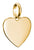 Thomas Sabo Charm pendentif cœur Connect, plaqué or, passant en haut