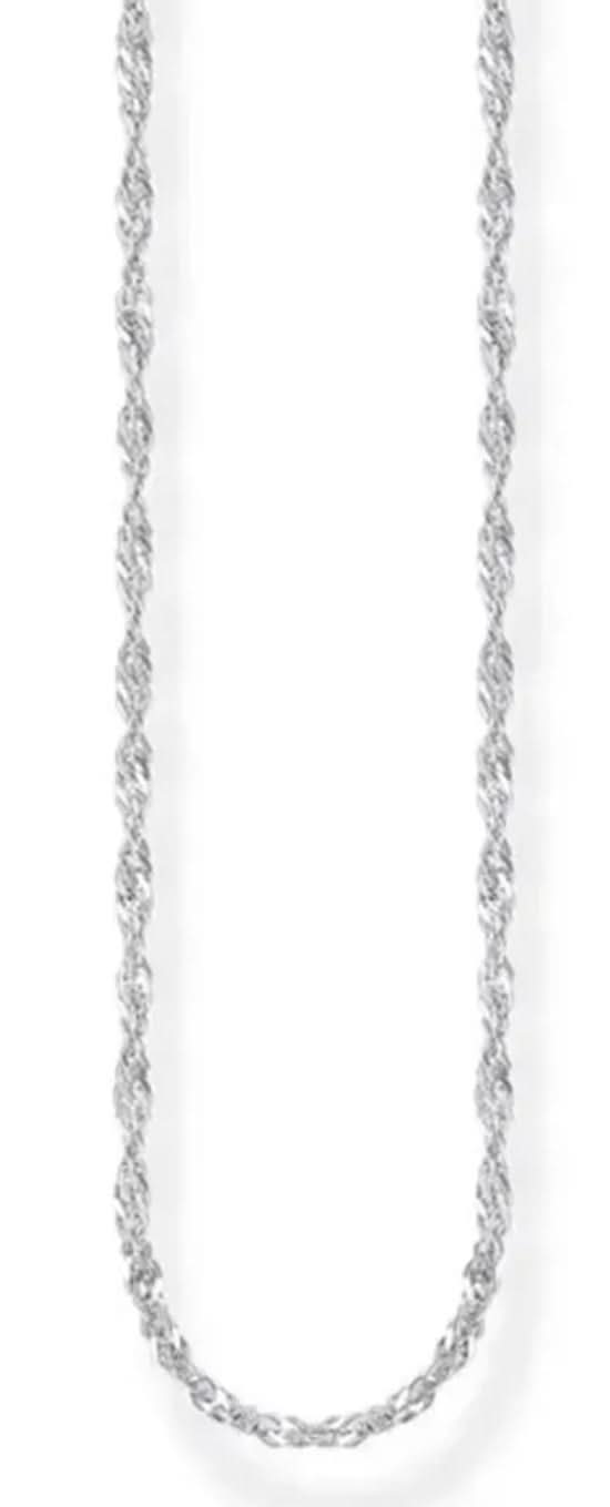 Thomas Sabo Collier en argent à maillons fins, longueur env. 45 cm