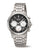 Montre Boccia pour homme avec bracelet en métal, cadran noir et sous-cadrans chronographes