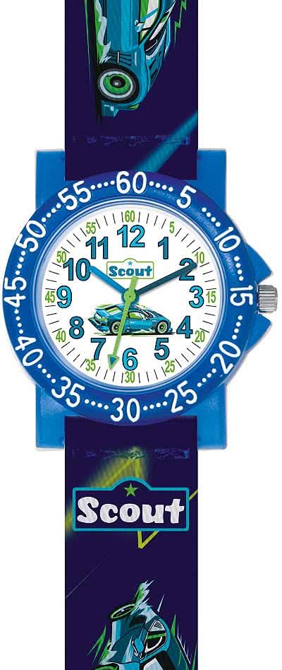 Montre enfant Scout "City Lights" 280375033 • Mouvement à quartz • Bracelet textile lavable