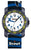 Montre d'apprentissage pour garçon avec bracelet bleu Orca, boîtier gris foncé et cadran avec logo Scout