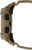 Montre G-Shock pour homme, vue de côté, avec boîtier beige et boutons de protection sur le bracelet
