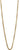 Halskette aus Edelstahl mit goldfarbener Gliederkette, Bering Jewelry 423-20-500