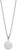 Collier en acier inoxydable avec pendentif rond, gravure « BERING »