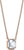Collier en acier inoxydable avec chaîne à maillons et pendentif avec pierre claire dans un cadre