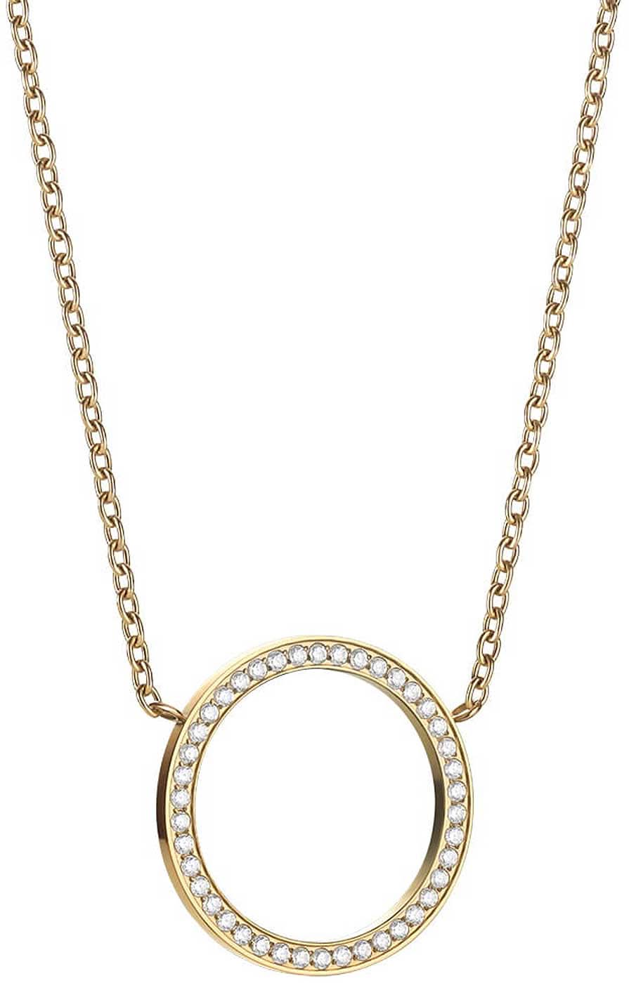 Collier en acier inoxydable avec pendentif rond - Bering Jewelry Modèle : 434-27-450