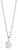 Collier en acier inoxydable avec pendentif rond, couleur argent, inscription BERING