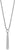 Collier en acier inoxydable avec pendentif goutte et fermoir anneau