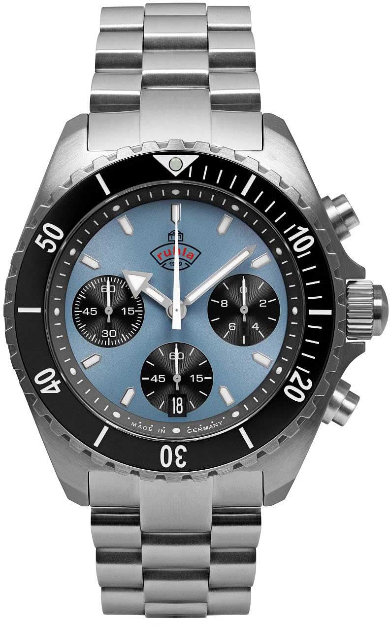 Ruhla Glasbach Cup 4970M5 Montre Homme • Fabriquée en Allemagne • Verre Saphir
