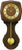 Horloge murale AMS 58x26x10 cm bois • Mouvement radio-piloté • Mélodie Westminster