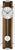 Horloge murale AMS 66x17x10 cm bois • Radio-pilotée • Avec balancier