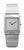 Montre pour femme avec boîtier et bracelet en métal argenté, cadran gris, aiguilles noires, JACOB JENSEN