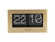Horloge de table dorée à bascule avec affichage à chiffres rabattables (22/10)