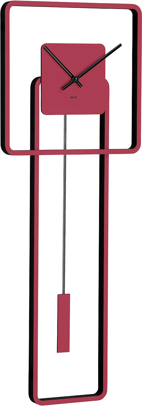 Horloge murale Hermle 53,34x25,4x12,7 cm MDF • Design puriste • Mouvement à quartz fiable