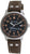 Bracelet de montre pour homme en cuir marron et cadran noir, analogique, motif aviateur