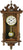 Horloge murale AMS en bois • Mouvement mécanique de 14 jours • Gong circulaire