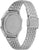 Montre podomètre Casio, fond en acier inoxydable et bracelet à maillons métalliques