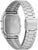 Fond de montre Casio Vintage avec bracelet en métal argenté