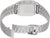 Casio Vintage montre avec bracelet en métal argenté et boîtier rectangulaire