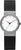 Montre Jacob Jensen pour femme avec cadran blanc, aiguilles colorées et bracelet en titane noir