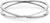 Bracelet en acier inoxydable avec incrustations de pierres et fermoir, design plat double