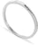 Bracelet en acier inoxydable vu de côté avec fermoir et ornements en pierre