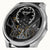 Herrenarmbanduhr Ingersoll: schwarzes Zifferblatt mit Automatik-Skelett und Chrono-Zählern