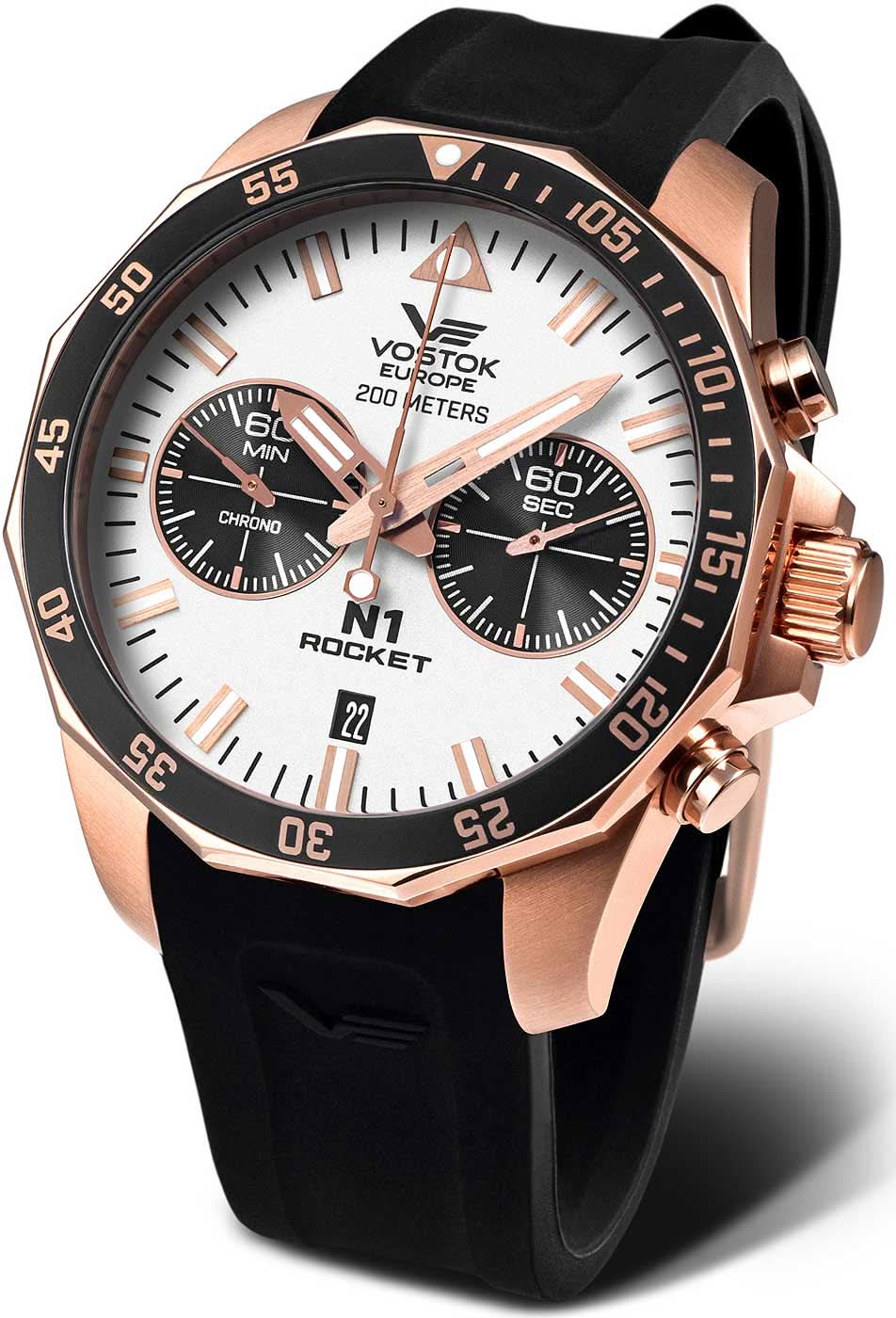 Montre homme Vostok Europe Rocket N1 6S21-225B619 • 20 ATM • Verre de sécurité K1