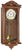 Horloge murale Hermle 68x29x11 cm bois • Mélodie Westminster • Arrêt nocturne automatique